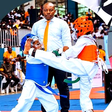 Combat de Taekwondo en compétition